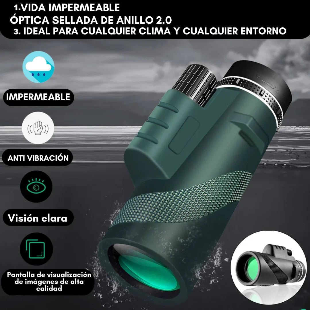 Telescopio Monocular MTX30 Adaptable para Celular