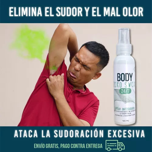 Spray Antisudoral Body Zero Sweat