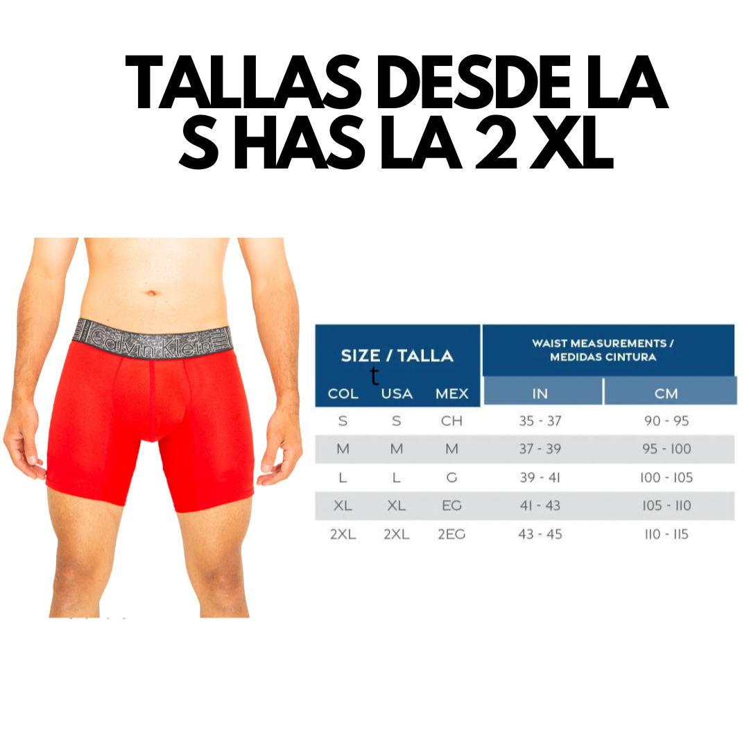 PROMOCION DE 6 BOXER CALVIN KLEIN LYCRA ALGODON CON ENVIO TOTALMENTE GRATIS