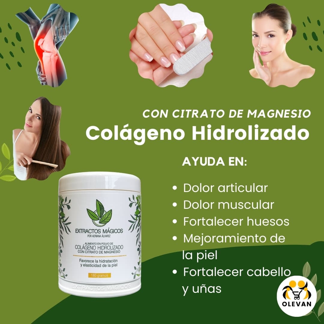 COLÁGENO HIDROLIZADO CON CITRATO DE MAGNESIO ENVIO GRATIS